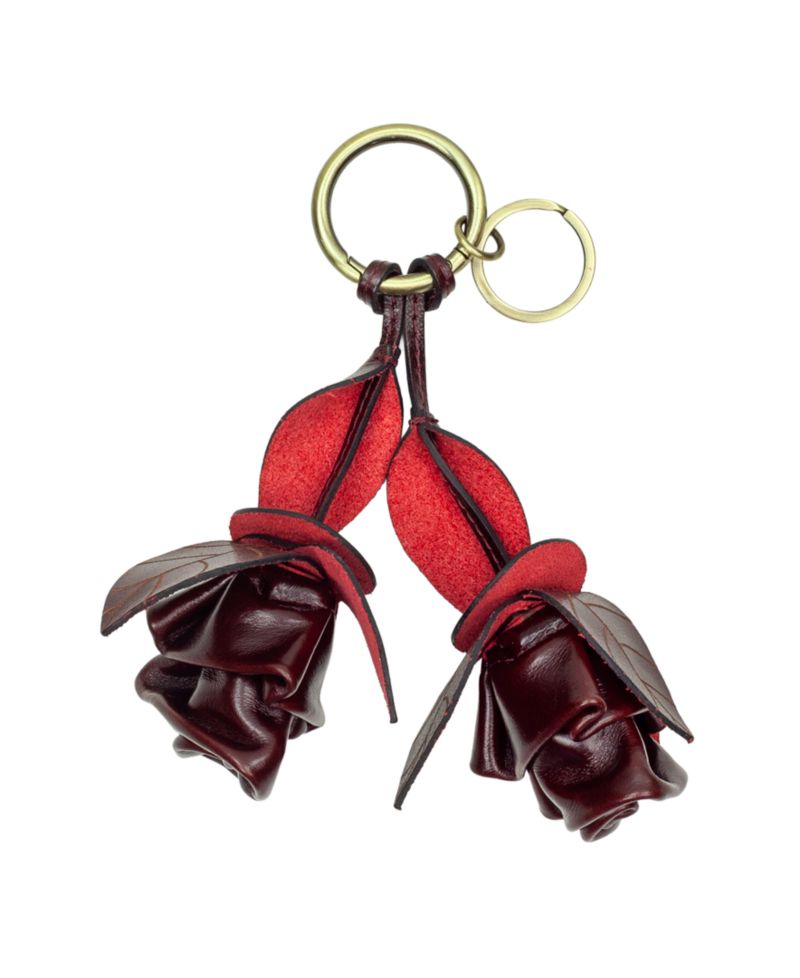 Laced Rose Bag Charm