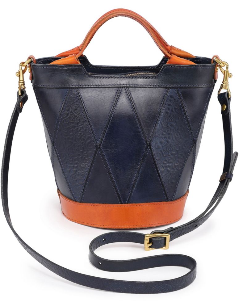 Primrose Mini Leather Crossbody Tote Bag