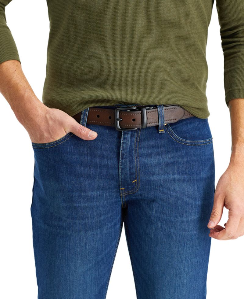 38MM Men's Two-In-One Reversible Casual Jean Belt