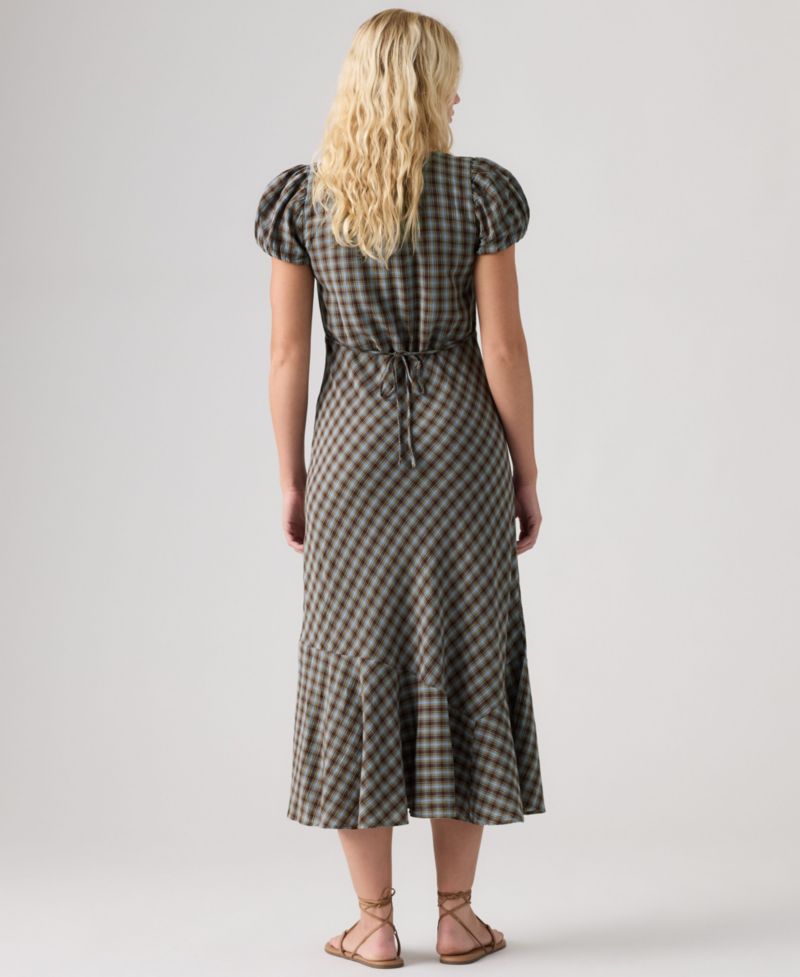 Women's Lira Printed A-Line V-Neck Midi Dress
