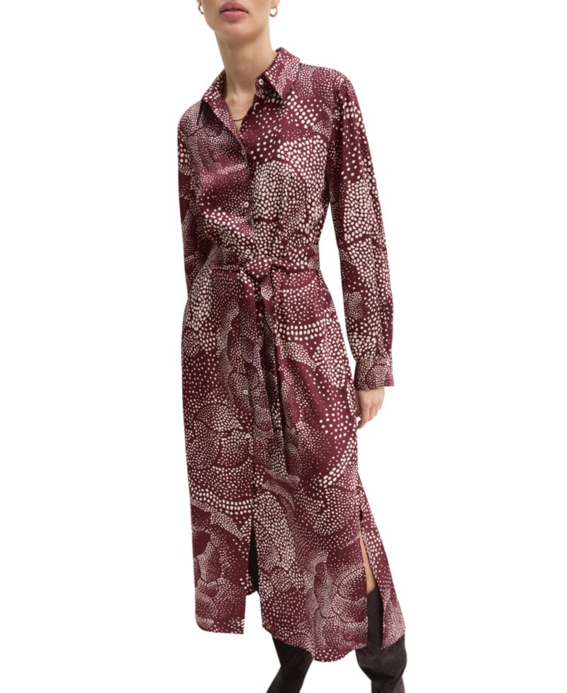 Women's Emmalarico Printed Belted Shirt Dress