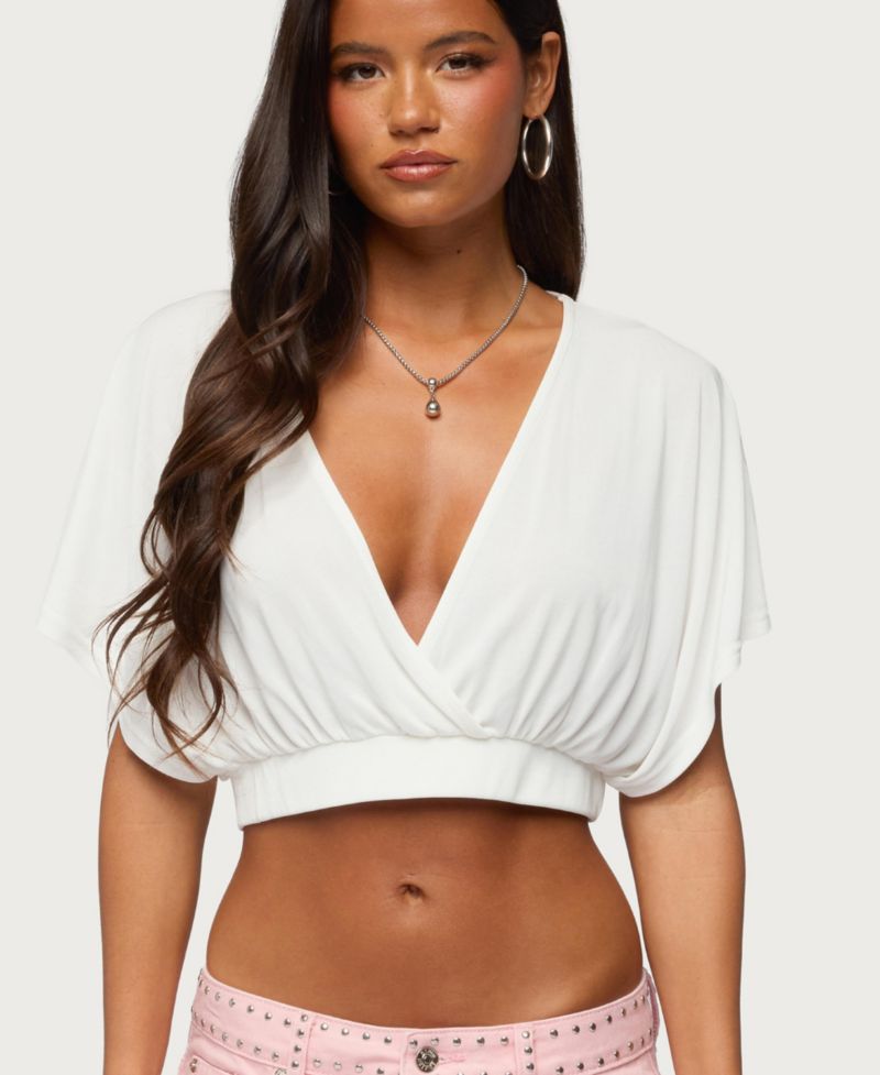 Women's Candela V Neck Crop Top