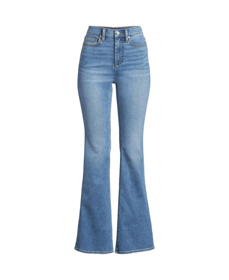 Women's Petite Recover Denim High Rise Skinny Flare Jeans