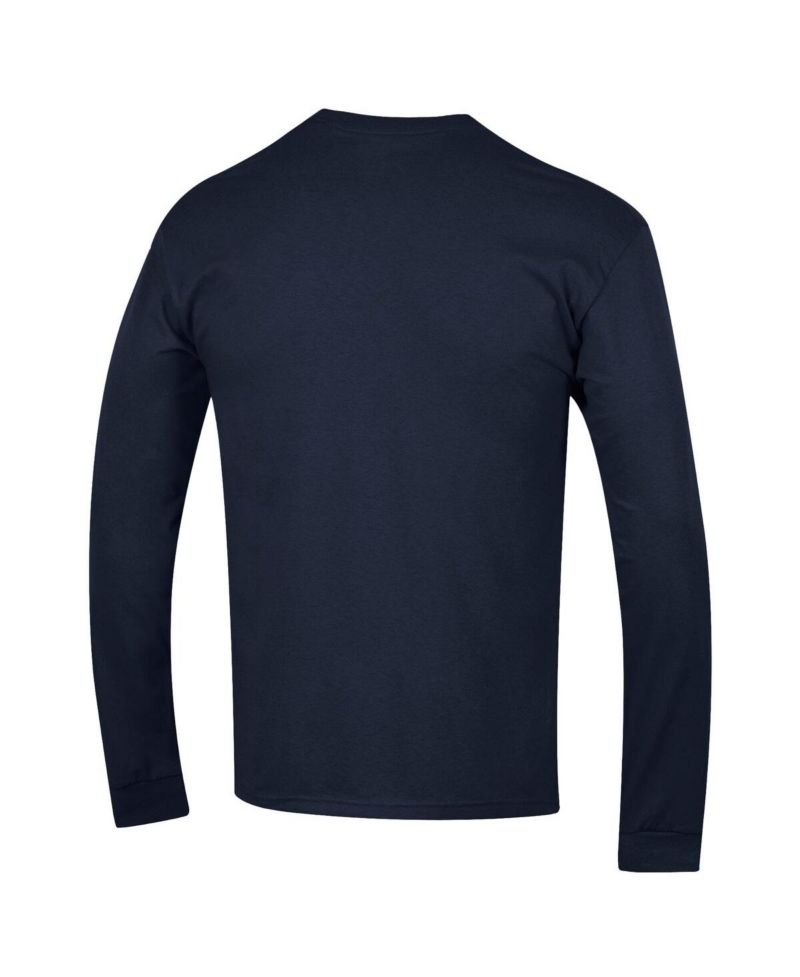 Men's Navy Cal Bears Basic Arch Long Sleeve T-Shirt