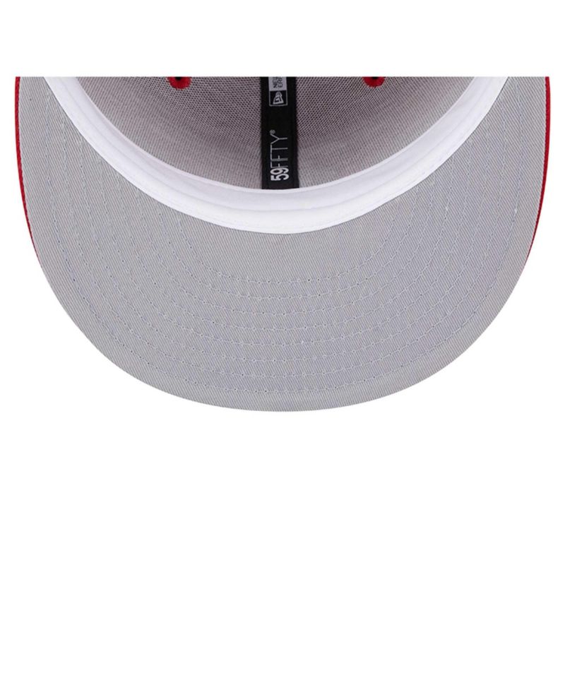 Men's Red Louisville Cardinals 59FIFTY Fitted Hat