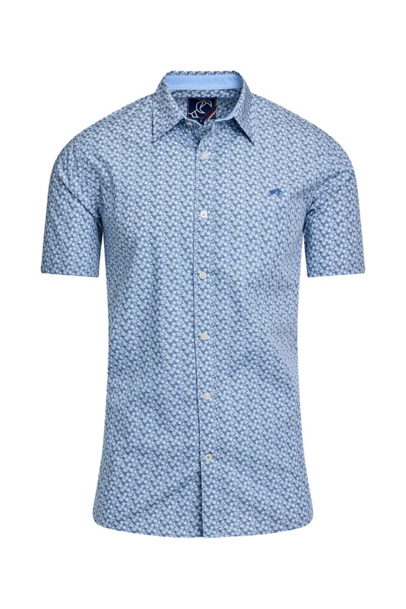 Men's Short Sleeve Cotton Poplin Shirt