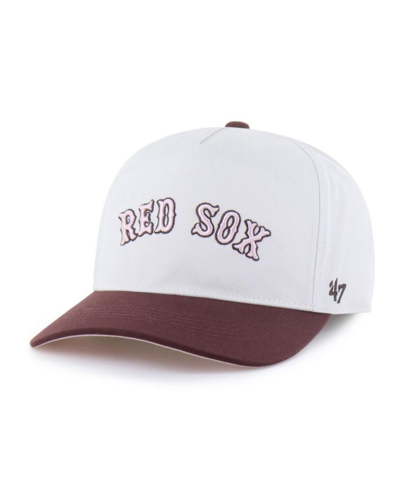 Men's and Women's Stone/Burgundy Boston Red Sox Love Letter Adjustable Hitch Hat