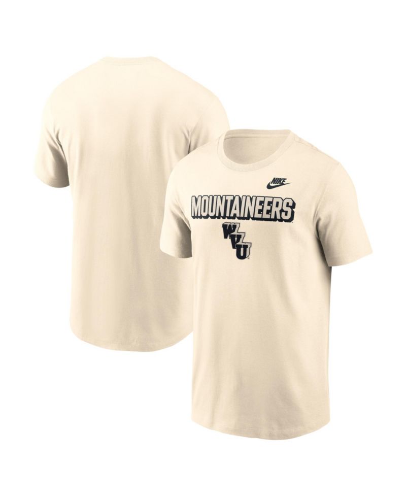 Men's Natural West Virginia Mountaineers Fashion Bold T-Shirt