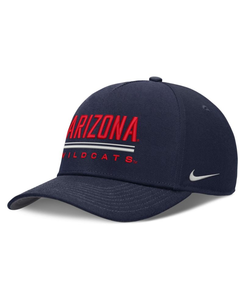 Men's Navy Arizona Wildcats 2026 Sideline Dri-FIT Rise Adjustable Hat