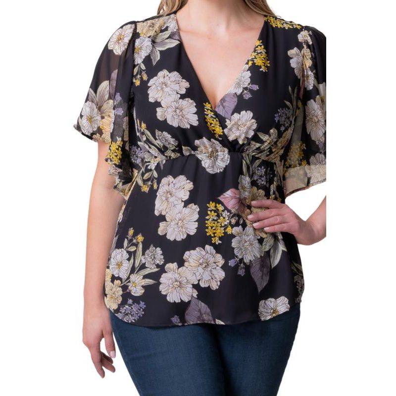 Plus Size Seaside Serenade Peplum Top