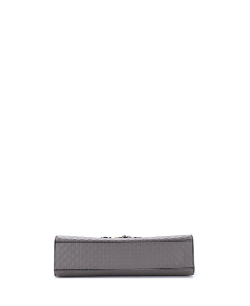 Medium Emily Chain Flap Bag Microguccissima Leather
