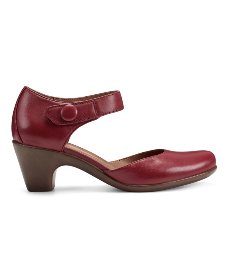 Women's Clarice Mary Jane Block Heel Pumps