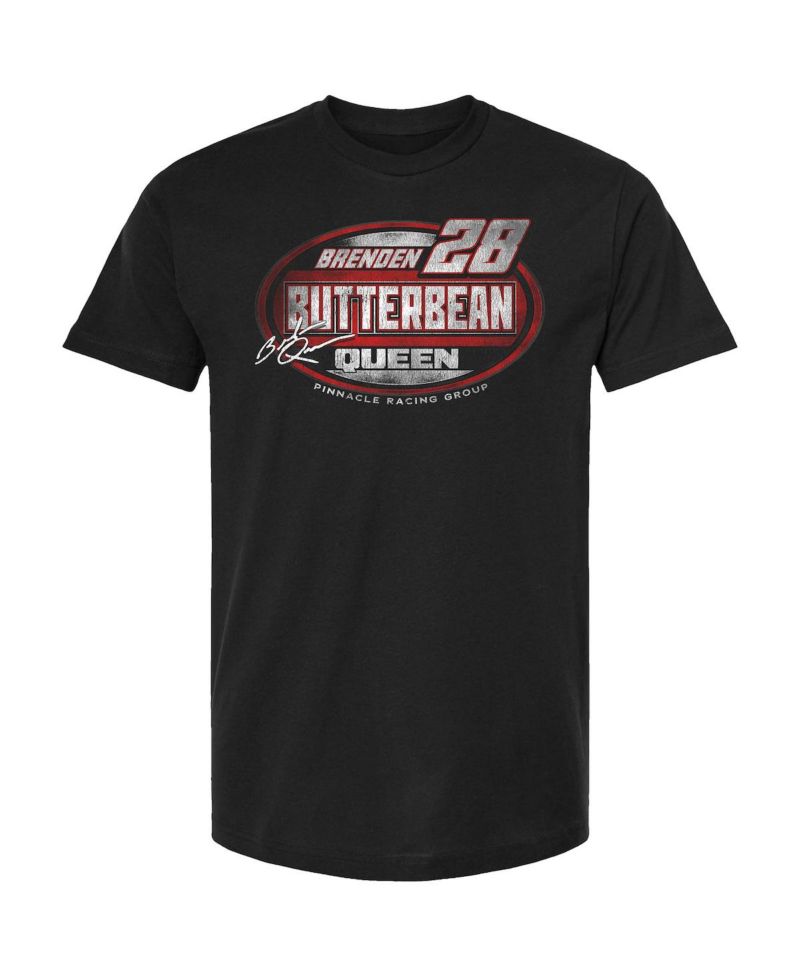 Men's Black Brenden Queen Name & Number T-Shirt
