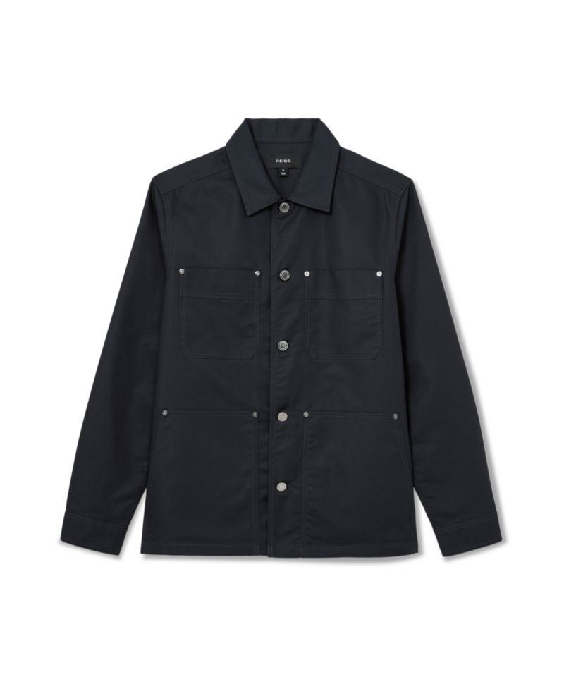 Men's Yorker Cotton-Twill Four-Pocket Overshirt