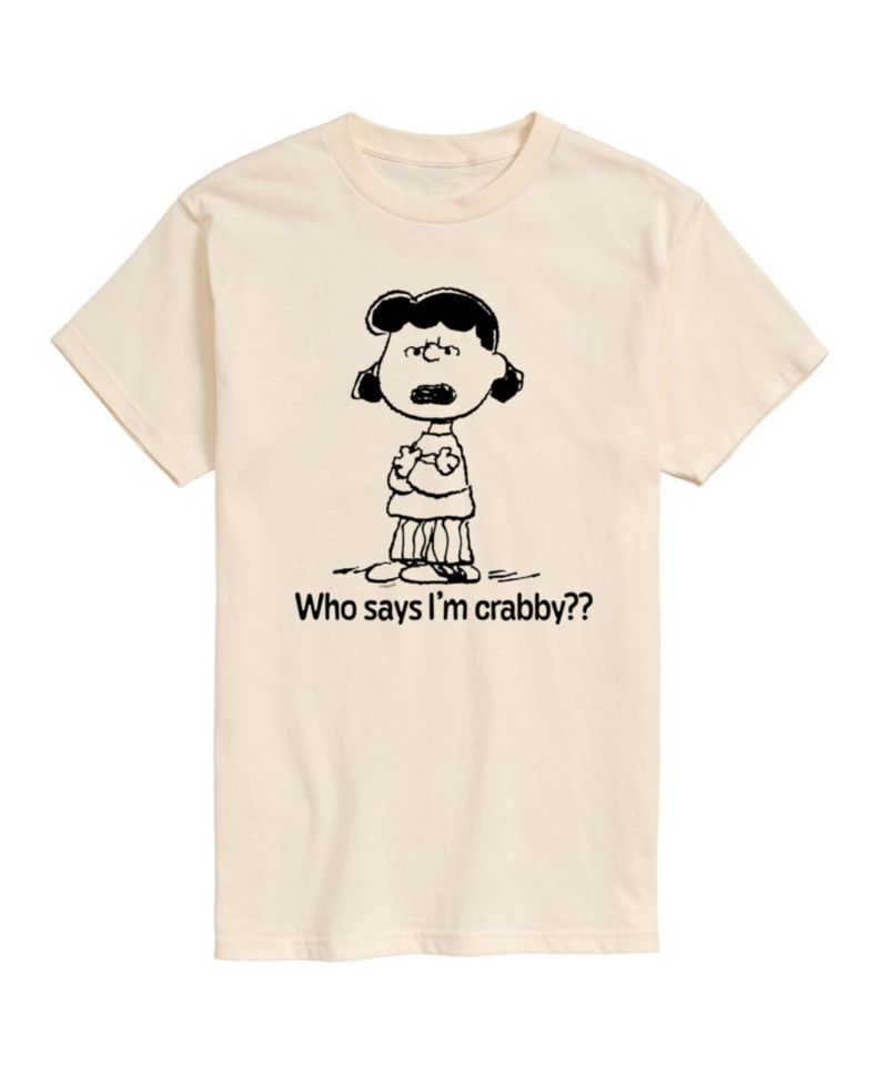 Hybrid Apparel Peanuts Crabby Mens Short Sleeve Tee