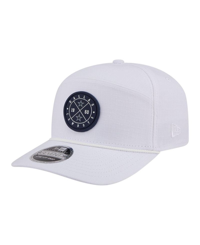 Men's White Dallas Cowboys Quick Strike Split Panel 9SEVENTY Stretch-Snap Hat
