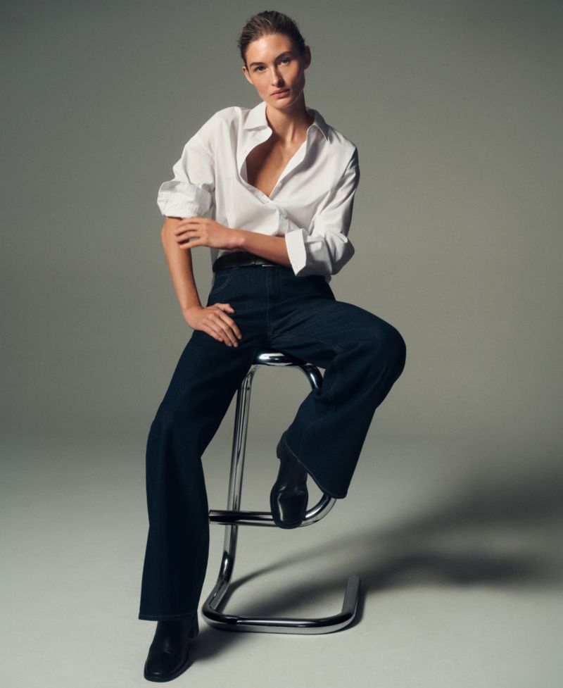 Women's High-Rise Wide-Leg Flare Jeans