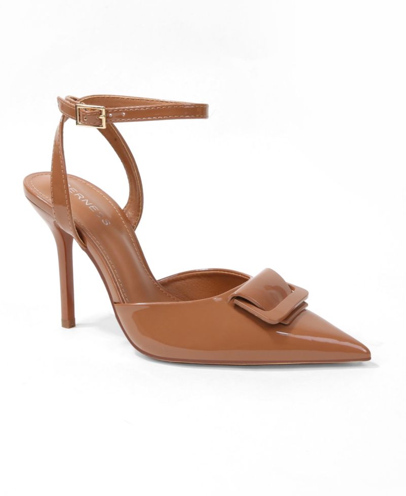 Women's Cindee Patent Buckle Stiletto Pumps