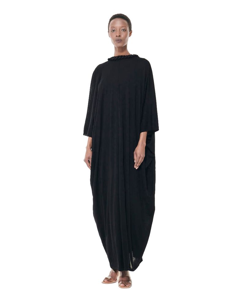 Women's Stretch-Knit Covered Chain Detail Kaftan