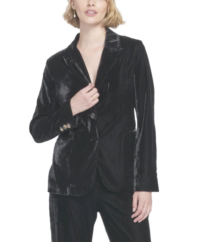 Women's Velvet Blazer