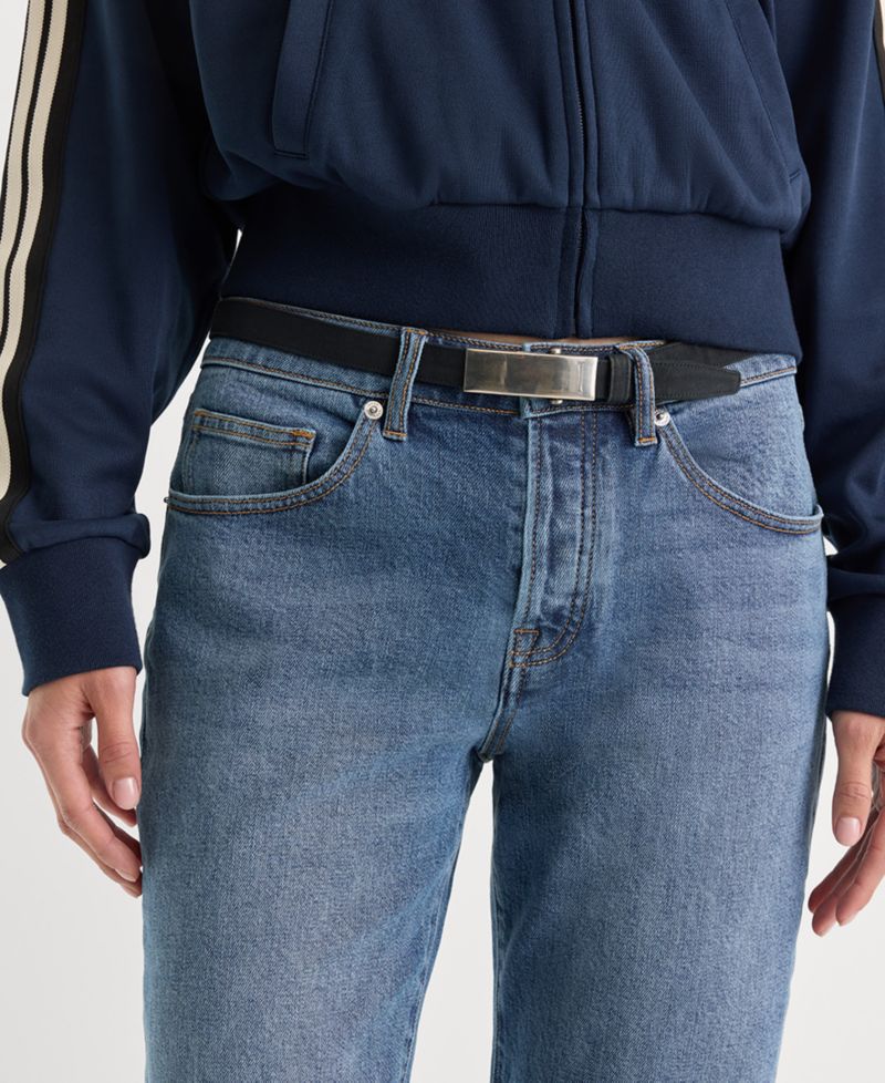 Women's Vintage Form-Hugging Straight Jeans