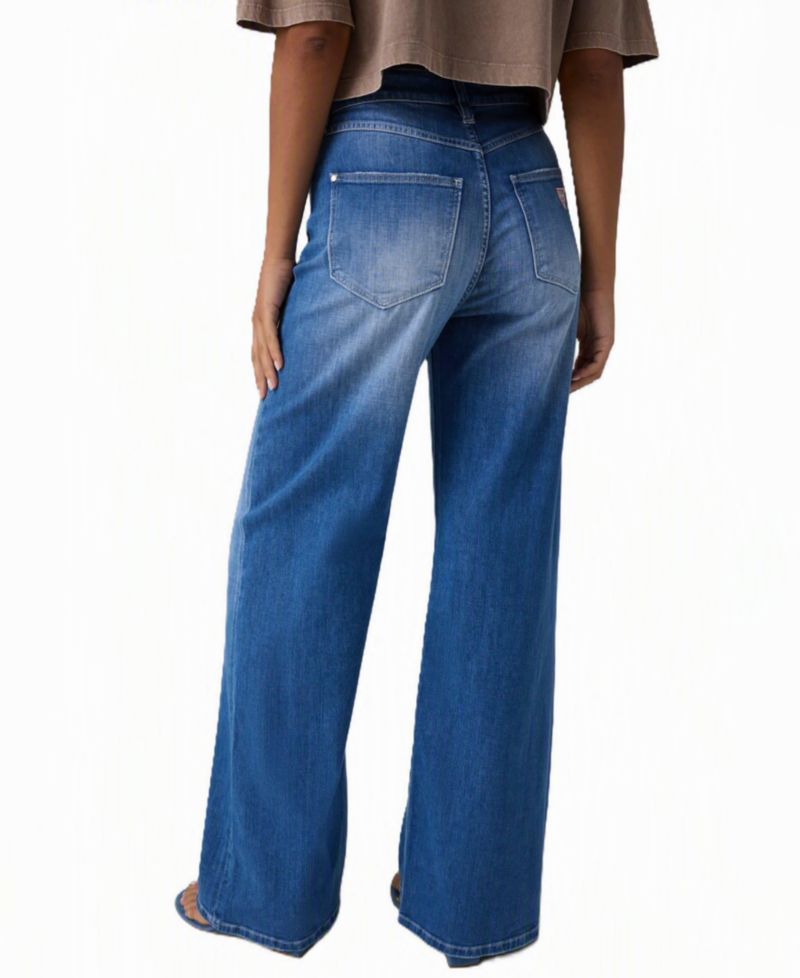 Women's Bellflower High-Waisted Wide-Leg Jeans