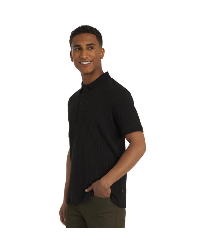 Men's Perry Cotton Rib Knit Polo