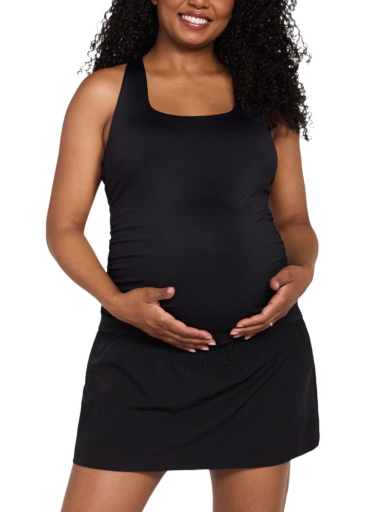 Women's Scoop Neck Racerback Active Tank with Support - Motherhood