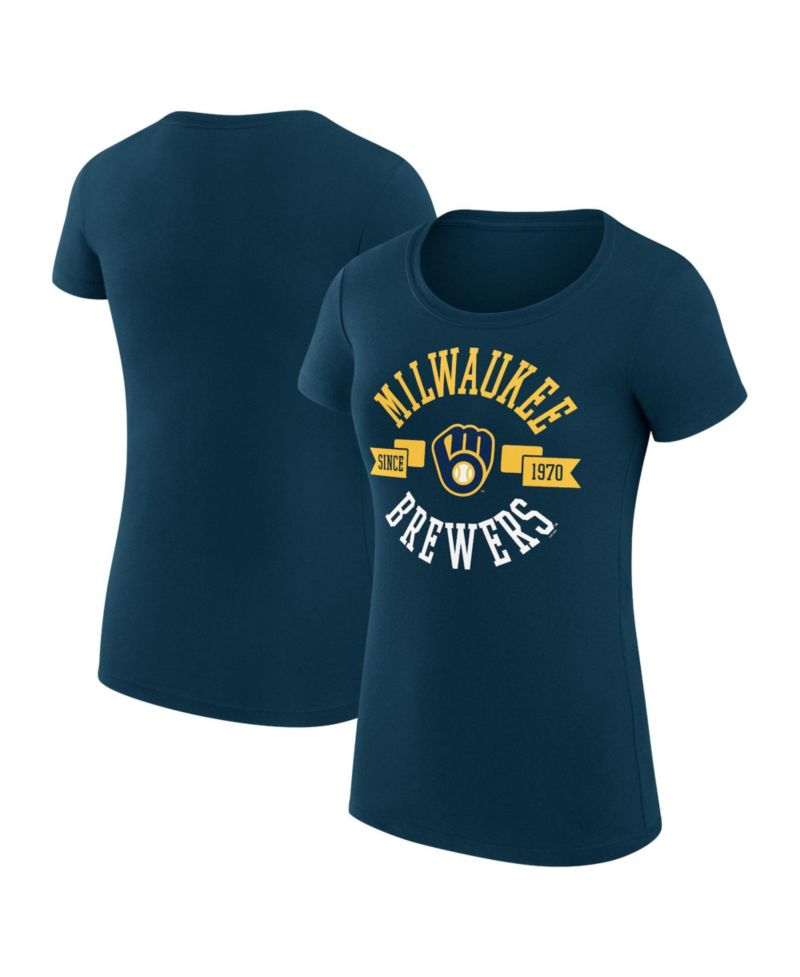 Women's Milwaukee Brewers Super-Slim Fit City Graphic T-Shirt
