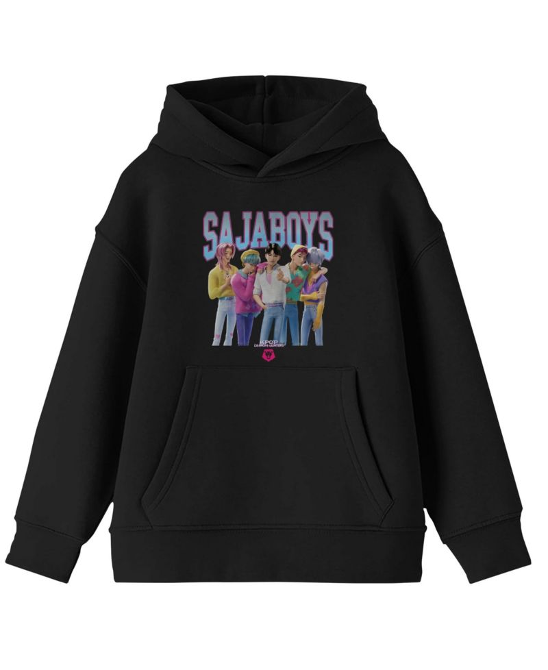 Saja Boys XS - XXL Group Shot Youth Long Sleeve Hooded Sweatshirt-Large
