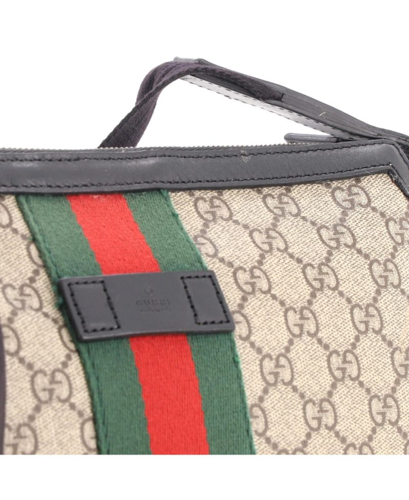 Medium Web Messenger Bag GG Coated Canvas