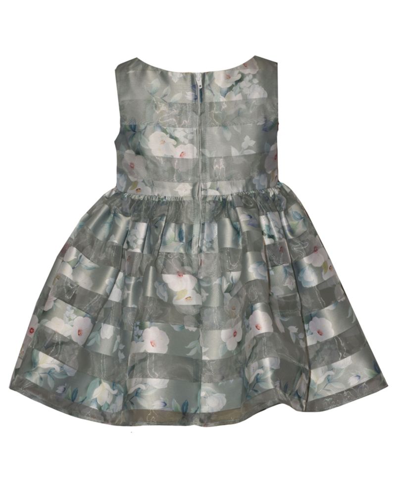 Baby Girls' Shadow Stripe Party Sleeveless Dress