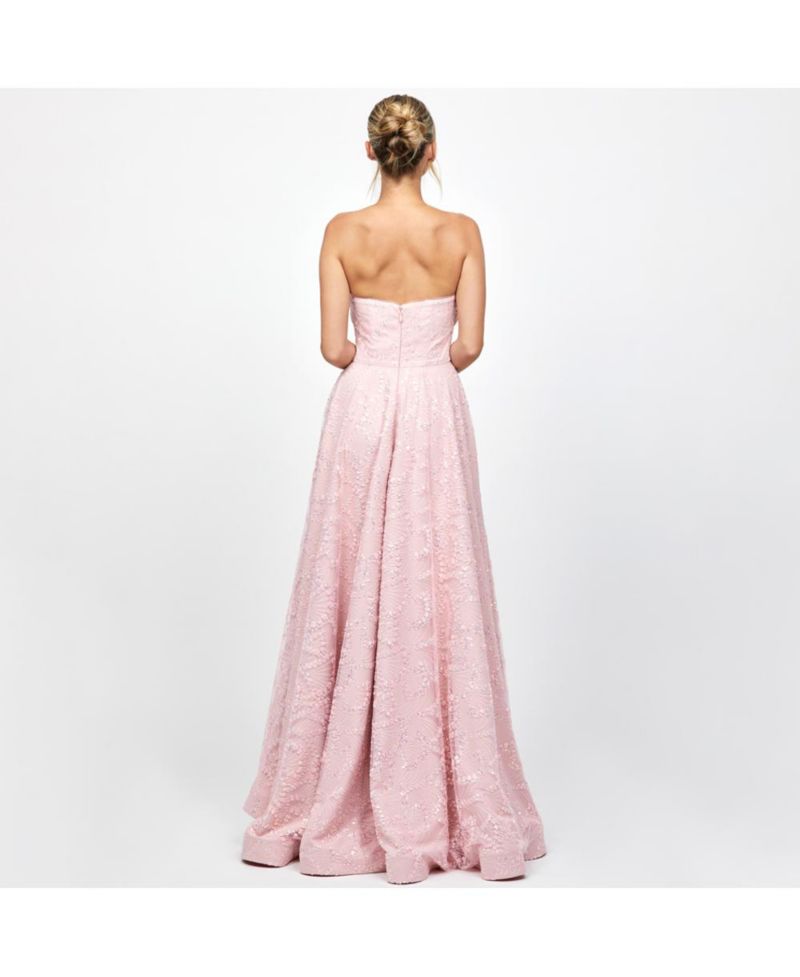 Women's Addyson Strapless Hi Lo Gown