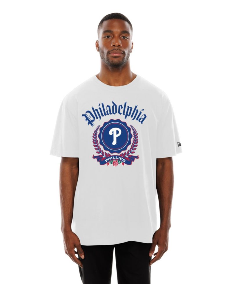 Men's White Philadelphia Phillies Fleur Domestic T-Shirt