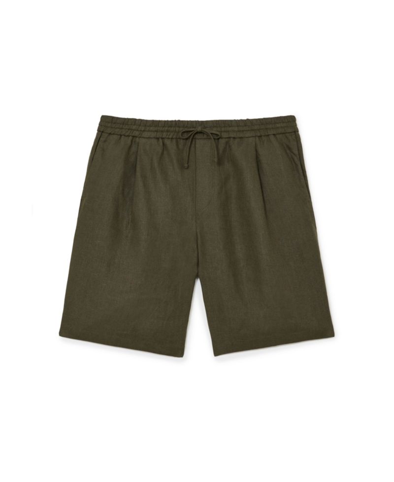 Men's Barges Shorts Linen Drawstring Shorts
