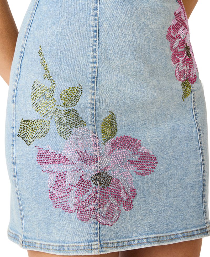 Women's Gisella Scoop Neck Mini Denim Dress