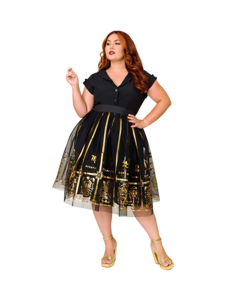 Plus Size Brilliance Swing Skirt