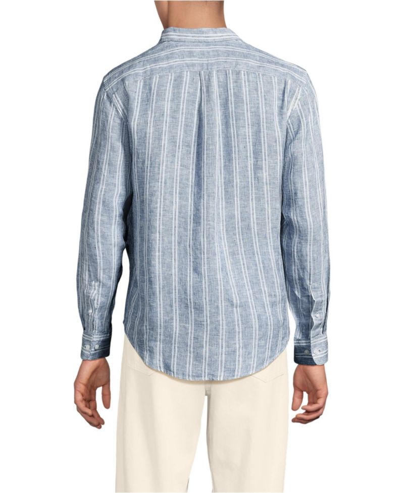 Men's Long Sleeve Linen Shirt