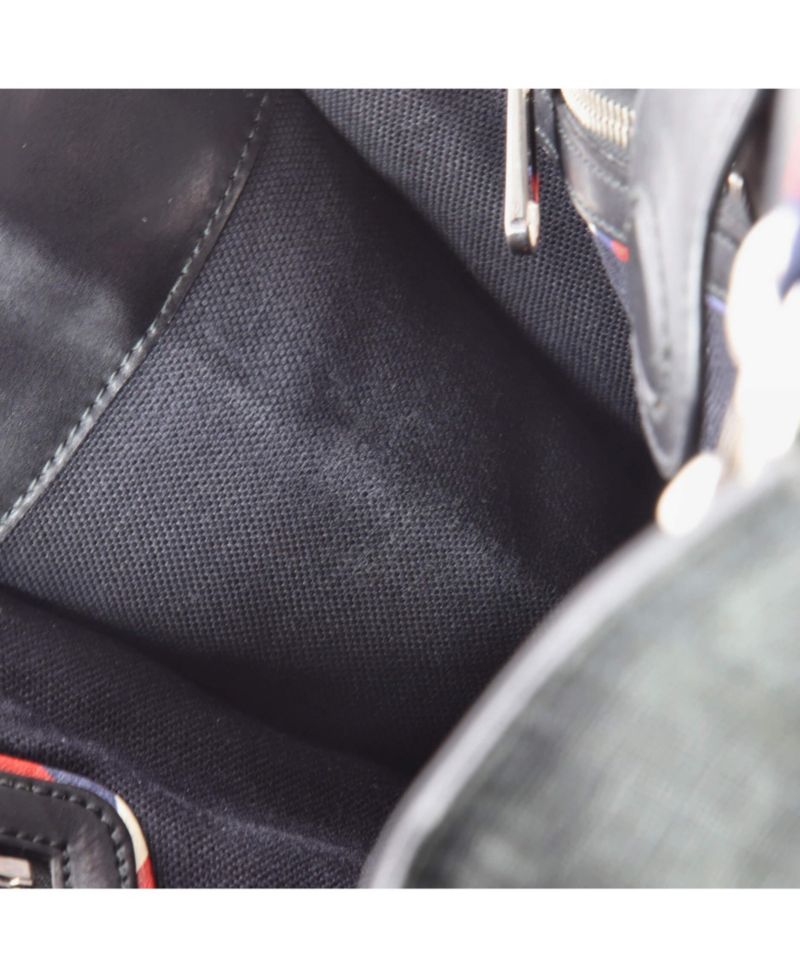 North South Courrier Convertible GG Coated Canvas Tote