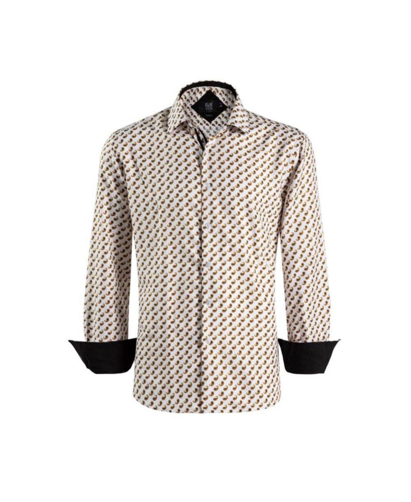 Men's Slim Fit Paisley Print Shirt