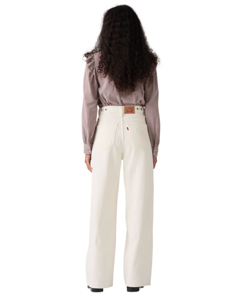 Women's Cinch-Waist Lightweight Baggy Jeans