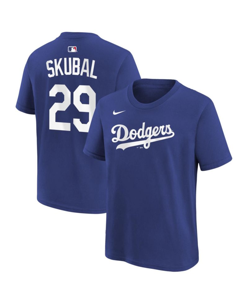 Big Boys and Girls Tarik Skubal Royal Los Angeles Dodgers Name & Number T-Shirt