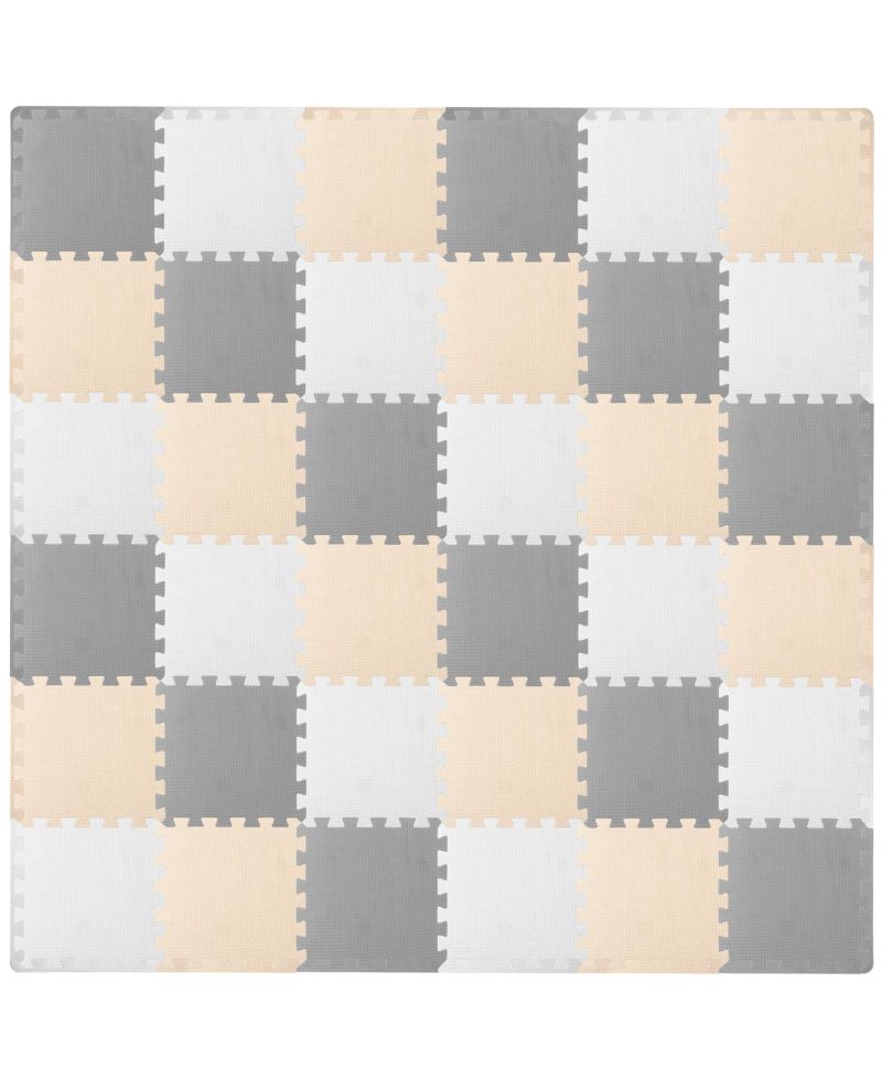 ProSource Kids Floor Play Mat 3/8-in, 36 Sq Ft - 36 Tiles
