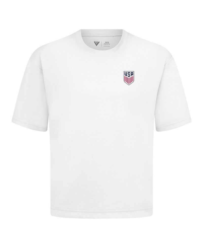 Men's White USMNT Luxe Signature T-Shirt