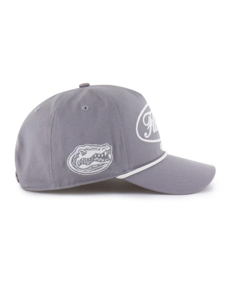 Men's Gray Florida Gators Contemporary Basics Foundational Rope Hitch Adjustable Hat