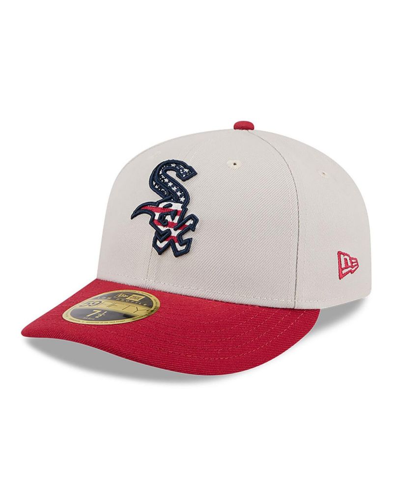 Men's Red Chicago White Sox 2024 Fourth of July Low Profile 59FIFTY Fitted Hat