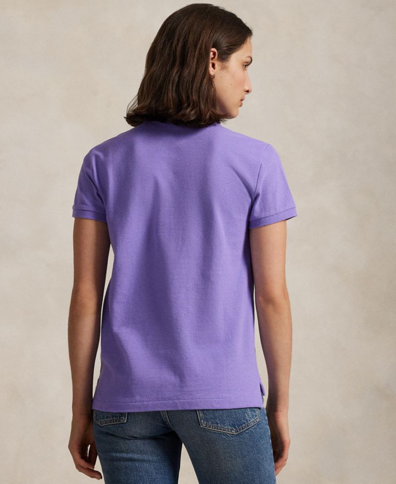 Women's Classic-Fit Mesh Polo Shirt