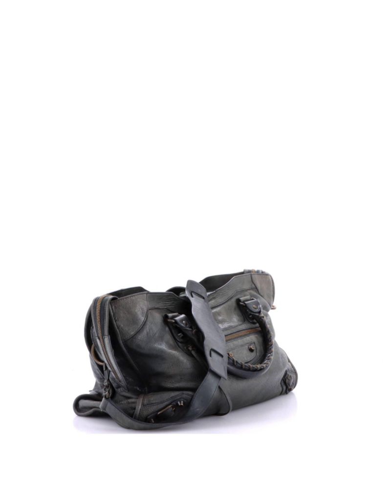 Medium City Classic Studs Bag Leather
