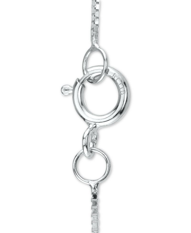 Diamond Teardrop 18" Pendant Necklace in 14k White Gold, Yellow Gold and Rose Gold (1/8 ct. t.w.)
