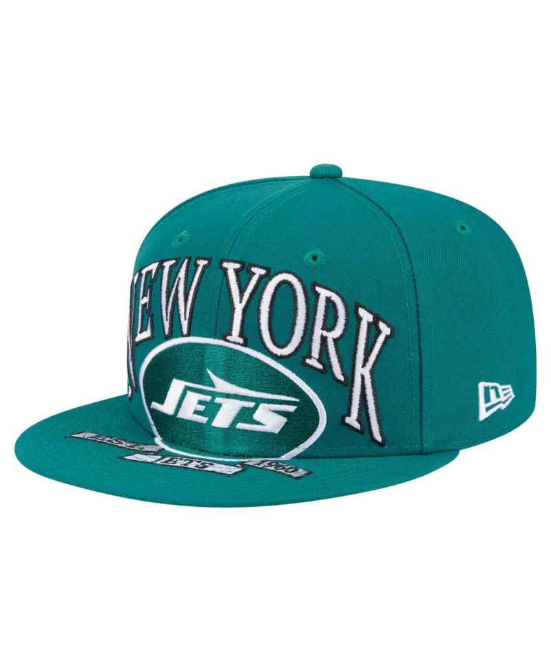 Men's Green New York Jets Oversized 59FIFTY Fitted Hat